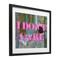 Stupell Industries I Don't Care over Classic Painting Framed Print Under Glass, design by Lil' Rue